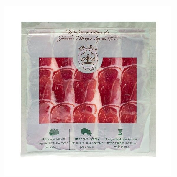 Épaule de cebo de campo 50 % Ibérico tranché 80gr