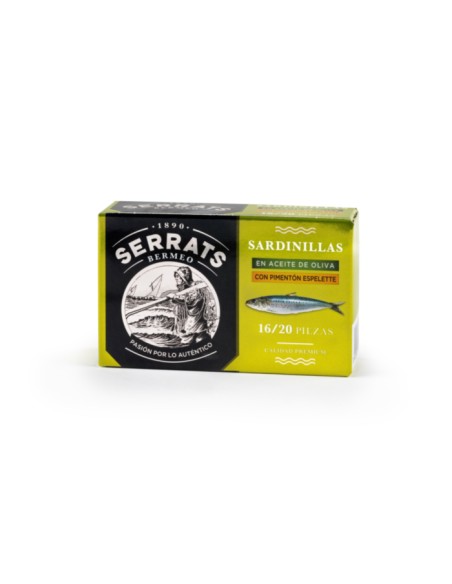 SERRATS Sardines au piements d'Espelette