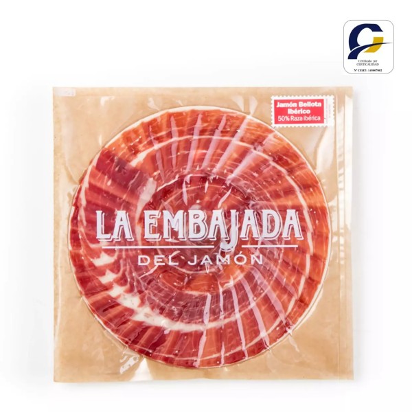 Jambon ibérique Bellota 50 %, tranché 200 g